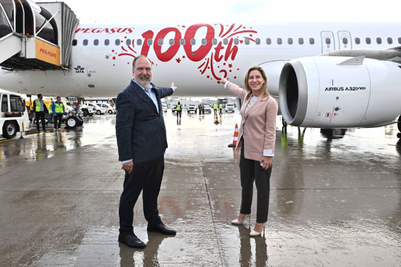 Pegasus Takes Delivery of its 100th Aircraft ‘’Cumhuriyet’’