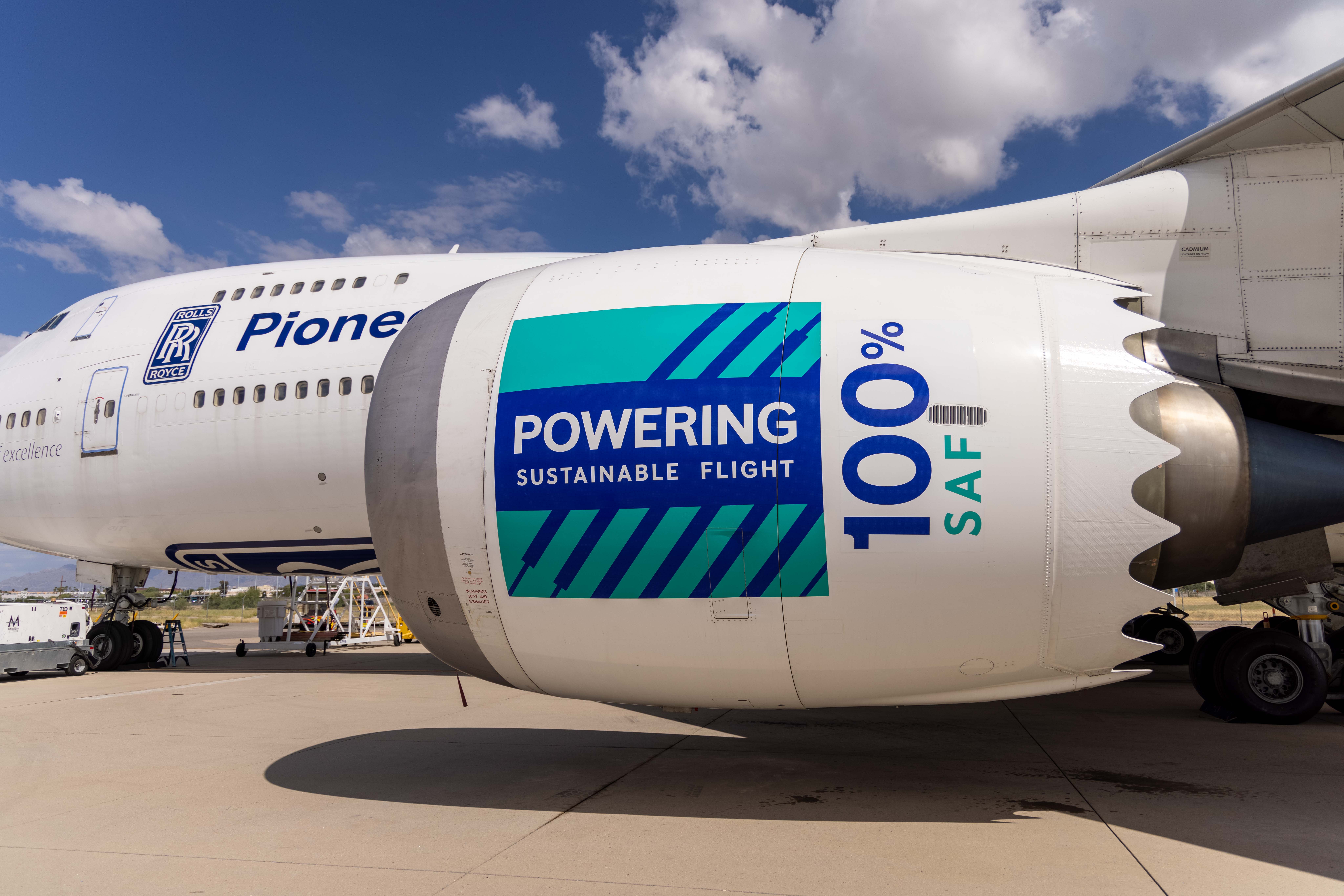 Rolls-Royce, Boeing ve World Energy, Yüzde 100 Sürdürülebilir Havacılık Yakıtı ile Yapılacak Uçuş İçin Güçlerini Birleştirdi 