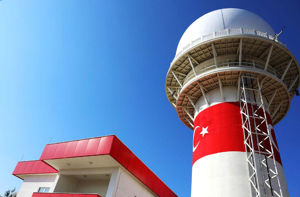The National Primary Surveillance Radar Installed and Set Up at Gaziantep Airport