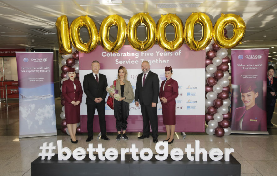 Qatar Airways Welcomes its One Millionth Passenger