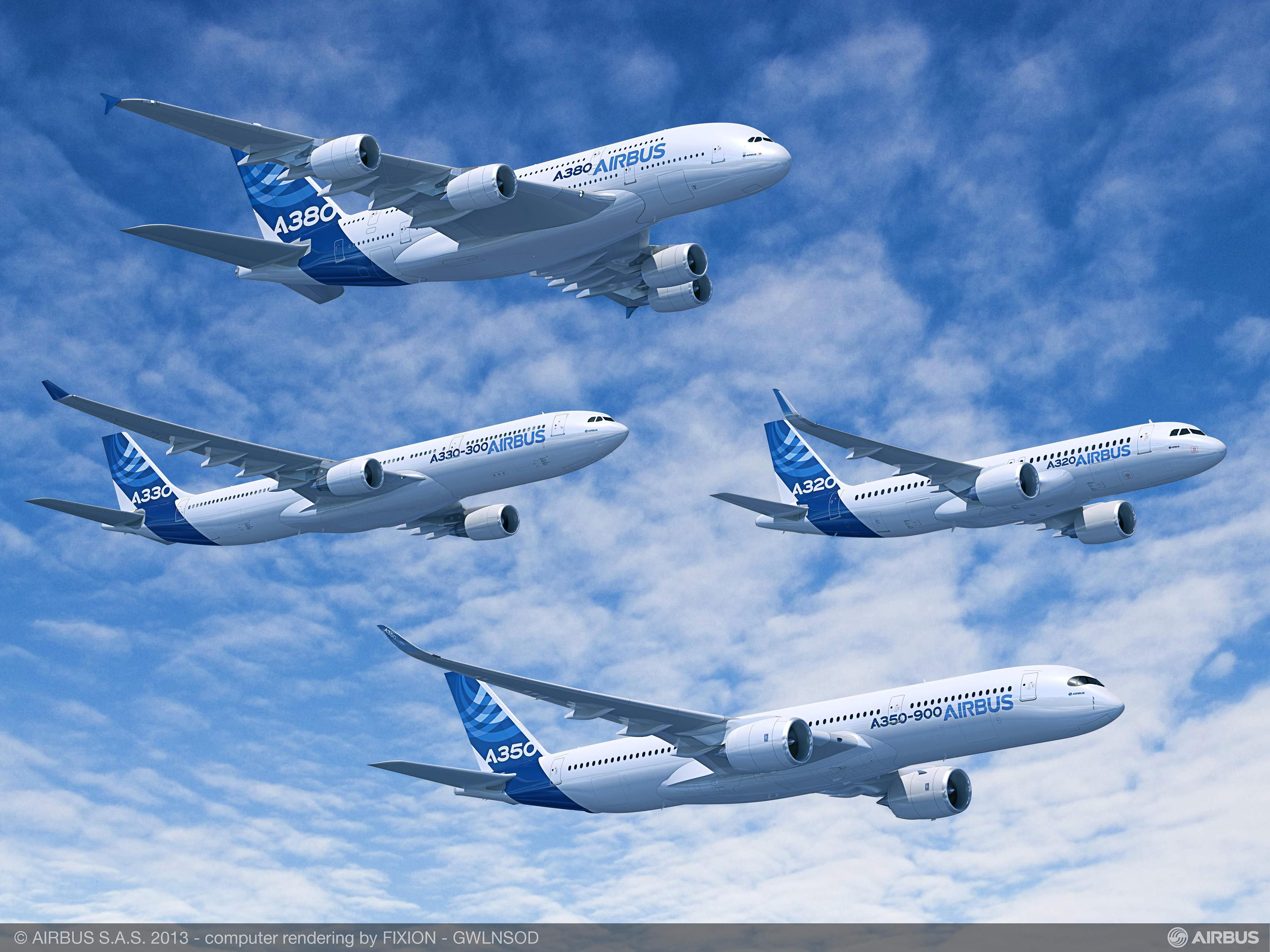Airlines Ordered 369 Airbus Aircrafts