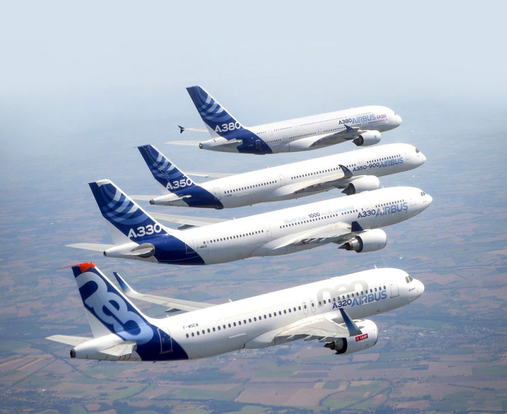 Airbus Delivered 196 Aircraft the First Half of the Year