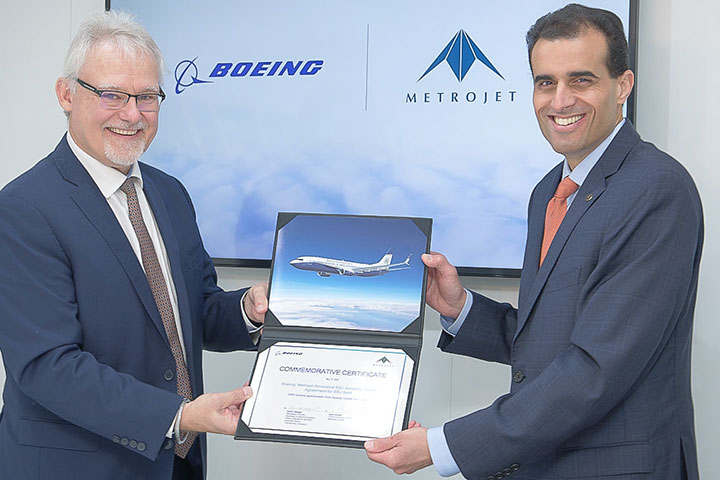 Boeing Launches a new BBJ Services Bundle with Metrojet